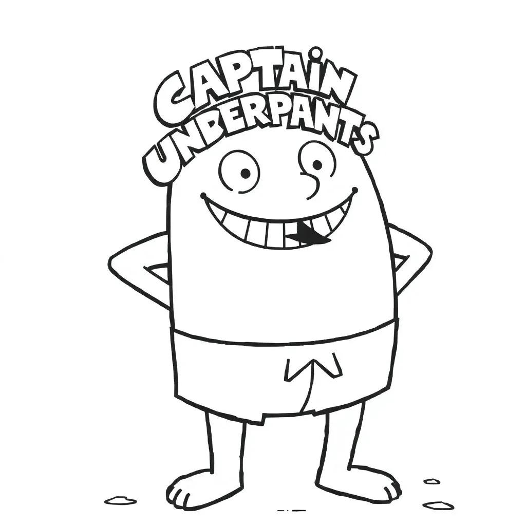 Captain Underpants Coloring Page