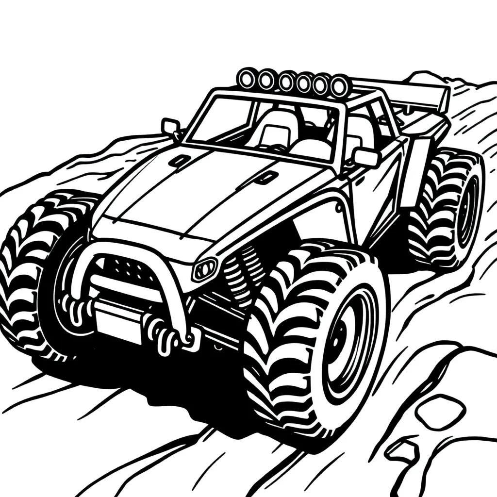 Rc Car Coloring Page