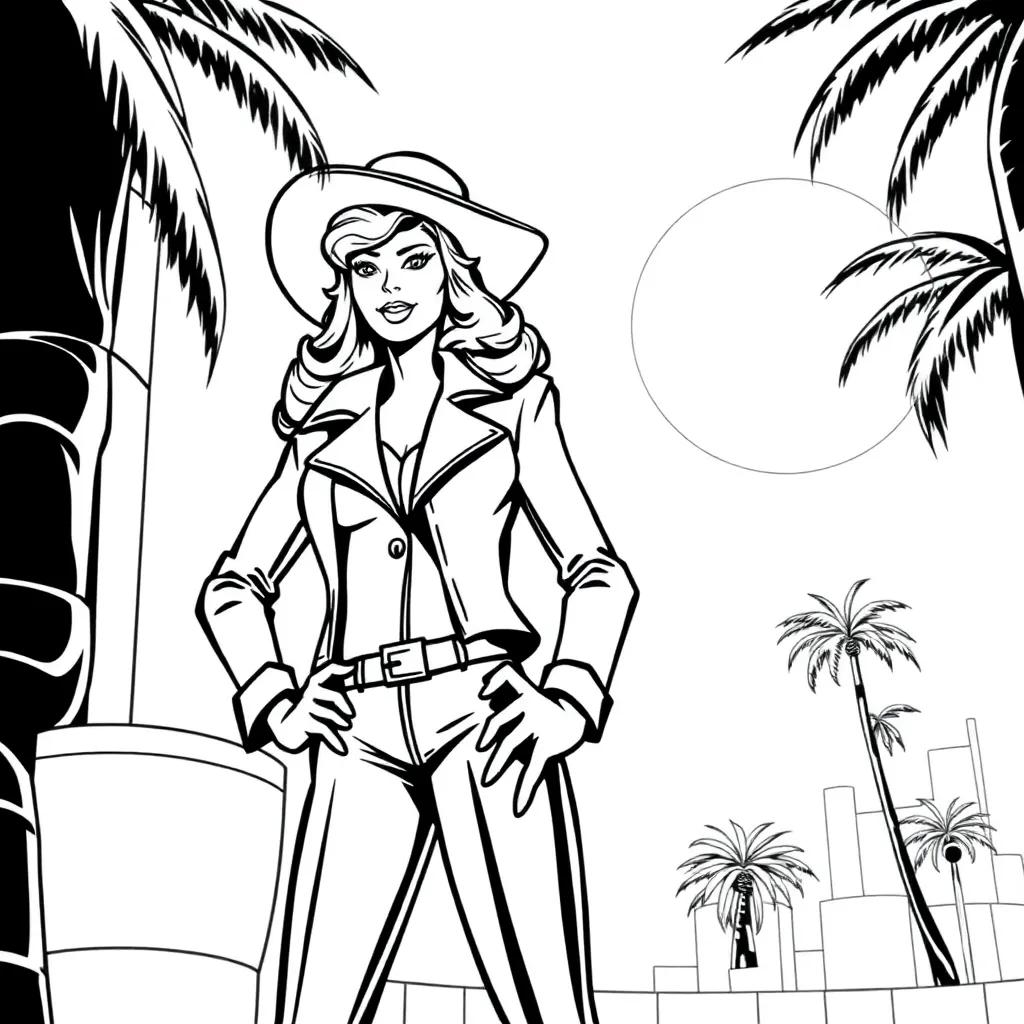 Carmen Sandiego Coloring Pages