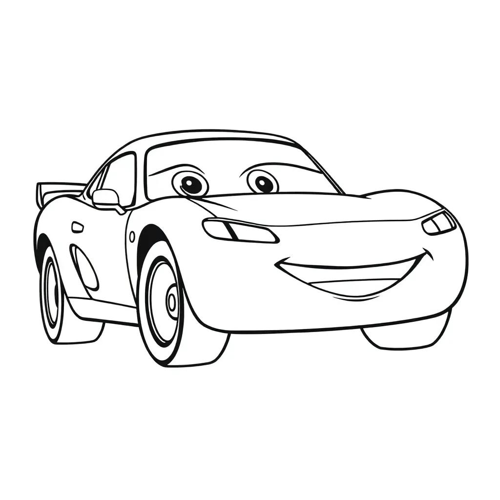 Cars Coloring Pages Sally