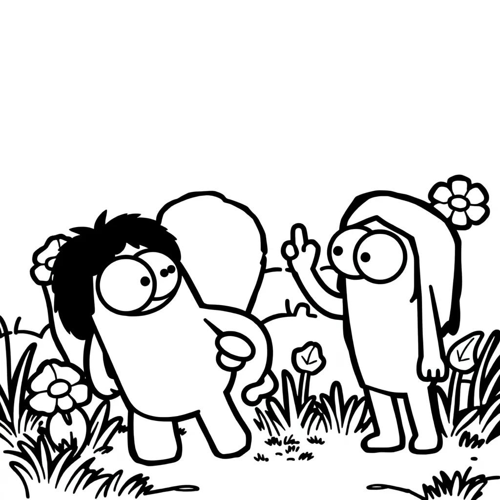 Character Printable Among Us Coloring Pages