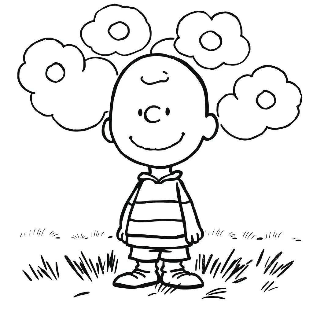 Charlie Brown Coloring Page Charlie Brown Coloring Page