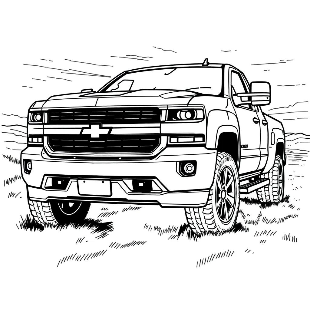 Chevrolet Truck Coloring Pages