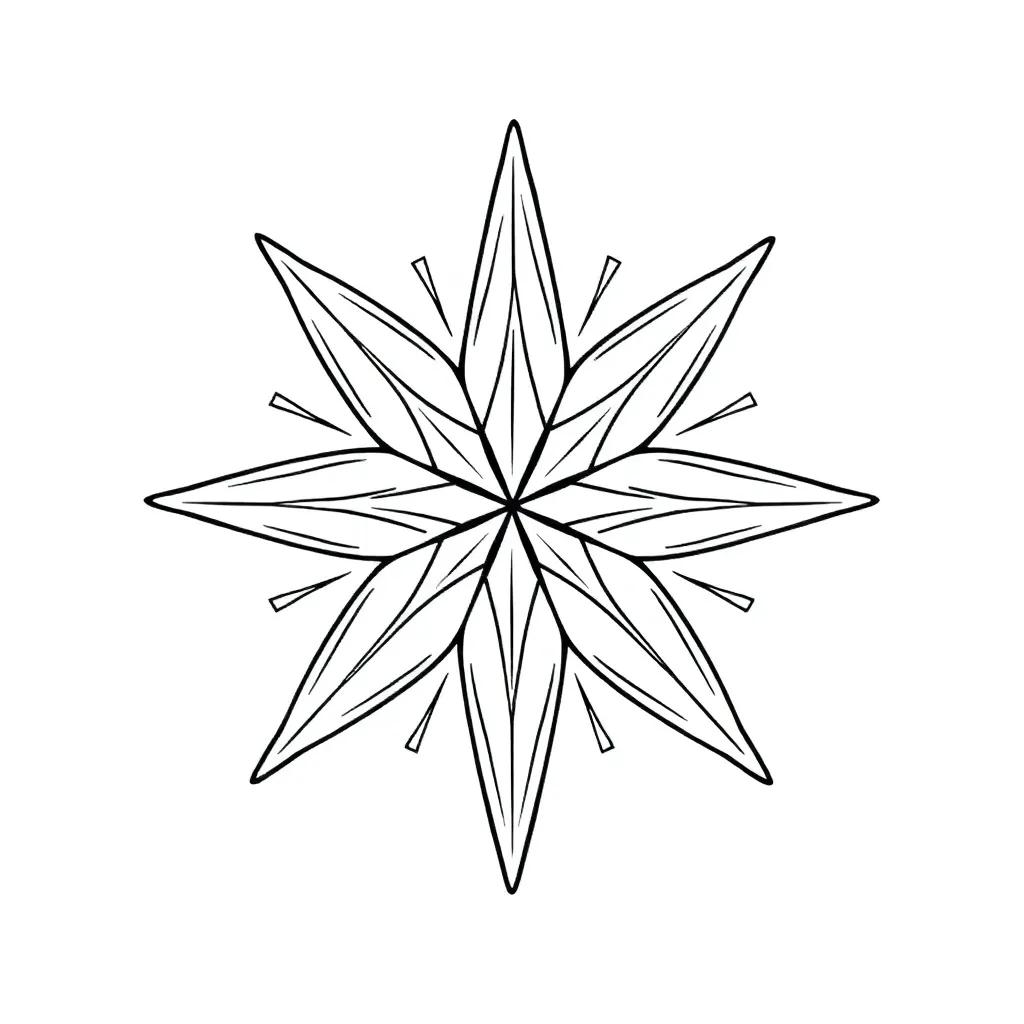 Christmas Star Coloring Pages