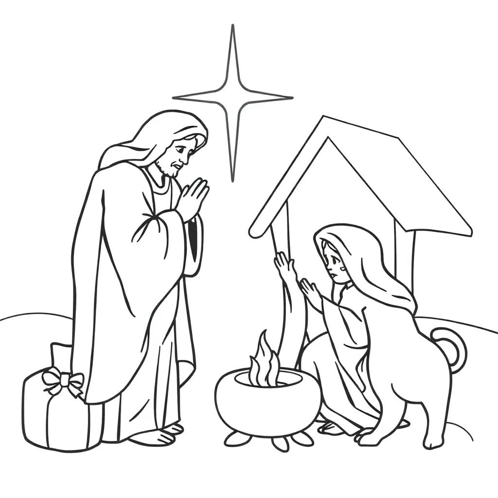 Christmas Christian Coloring Pages