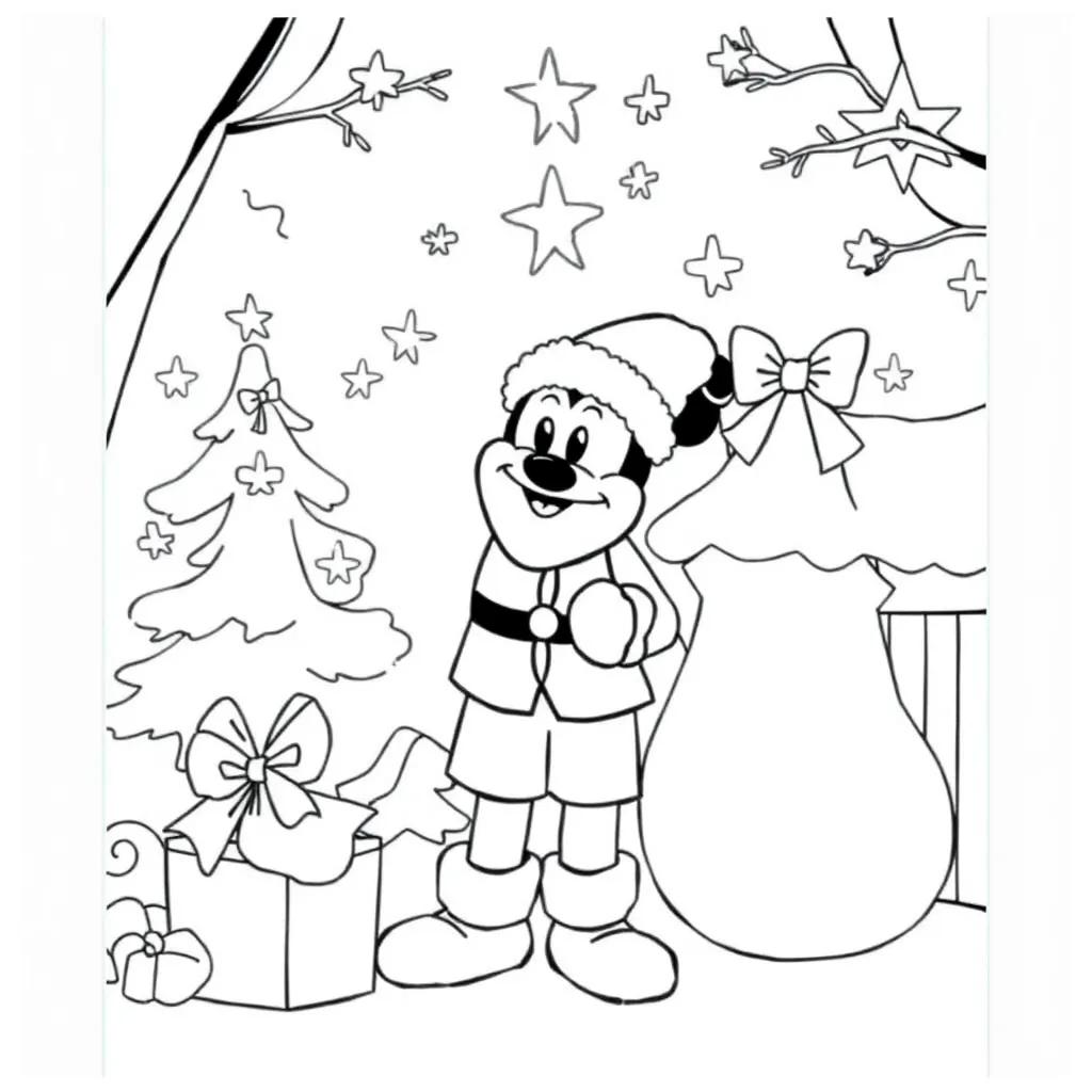 Christmas Coloring Pages Printable Disney