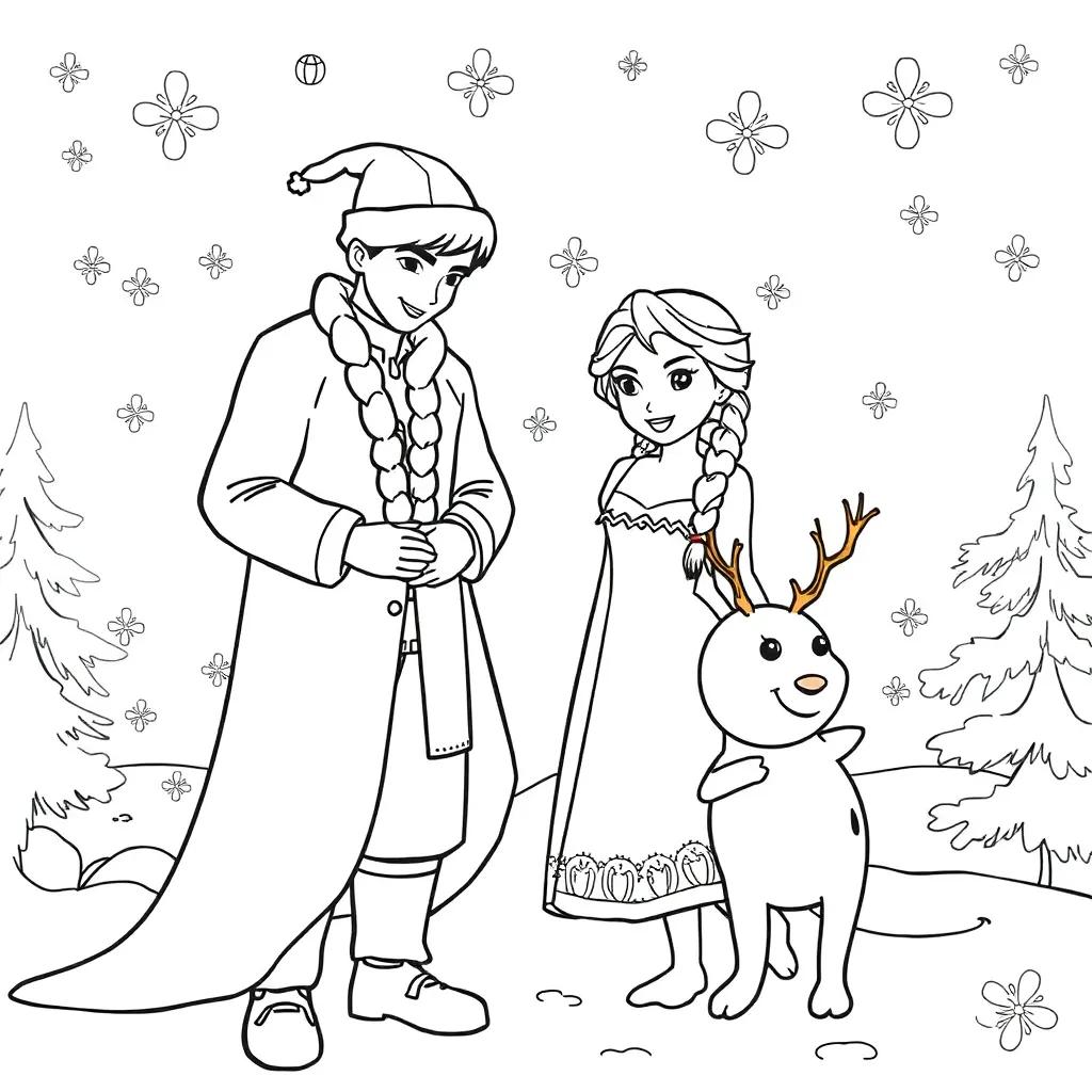 Christmas Frozen Coloring Pages Christmas Frozen Coloring Pages
