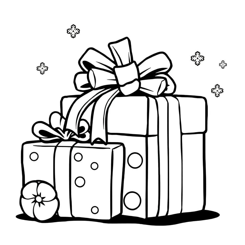 Christmas Coloring Pages Gifts