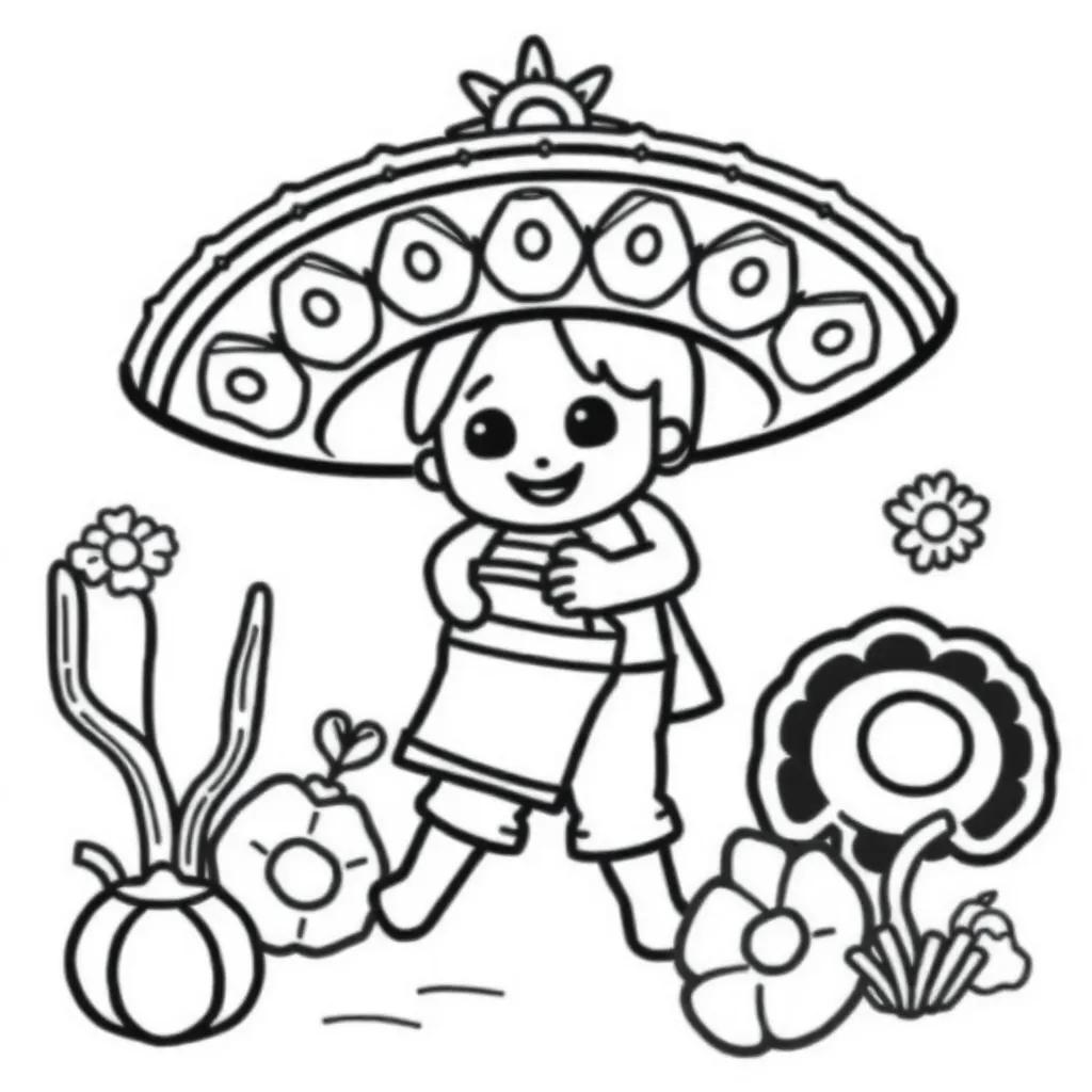 Cinco De Mayo Coloring Pages For Preschoolers Cinco De Mayo Coloring Pages For Preschoolers
