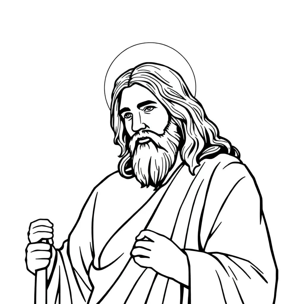 Color Pages Of Jesus