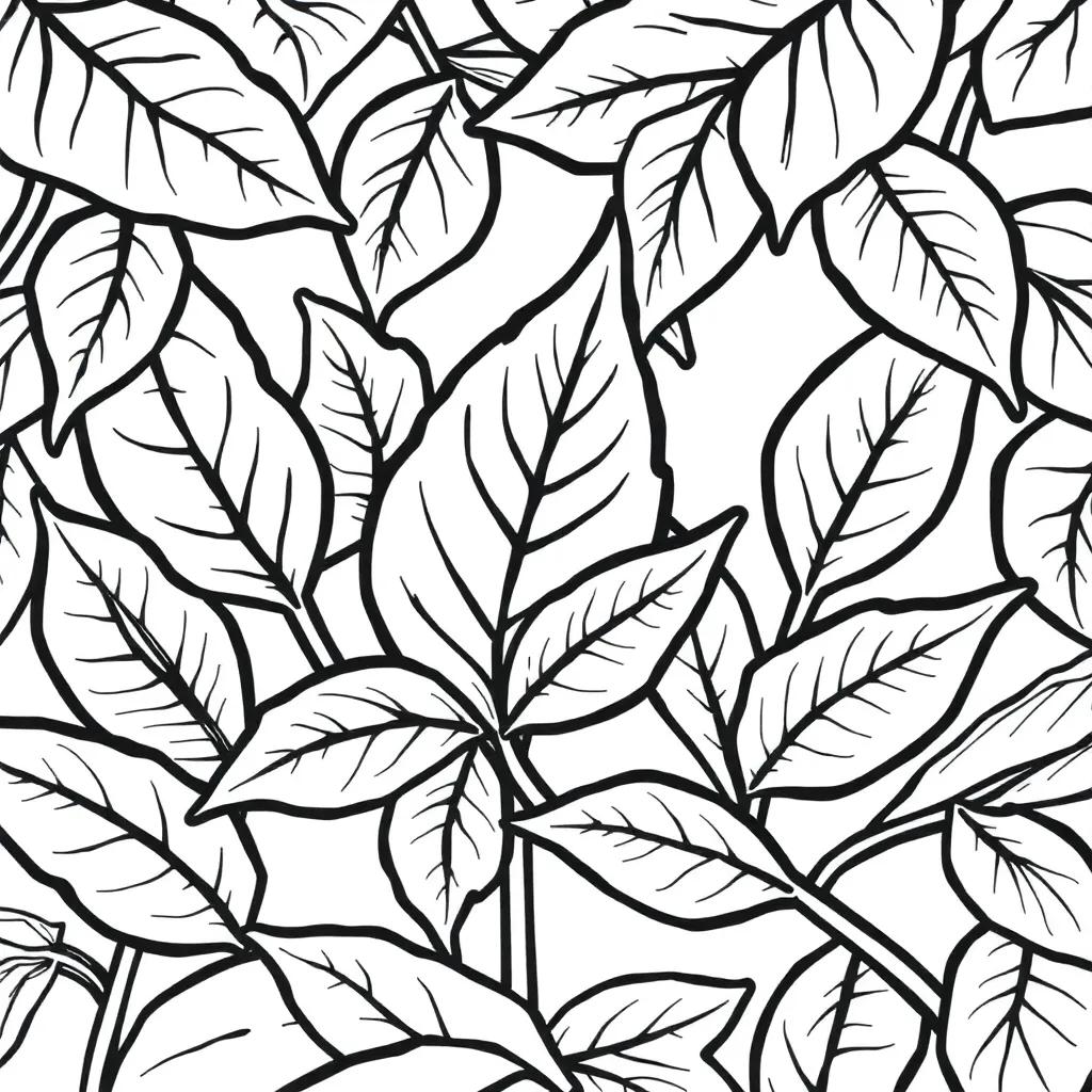 Color Pages Of Leaves Color Pages Of Leaves