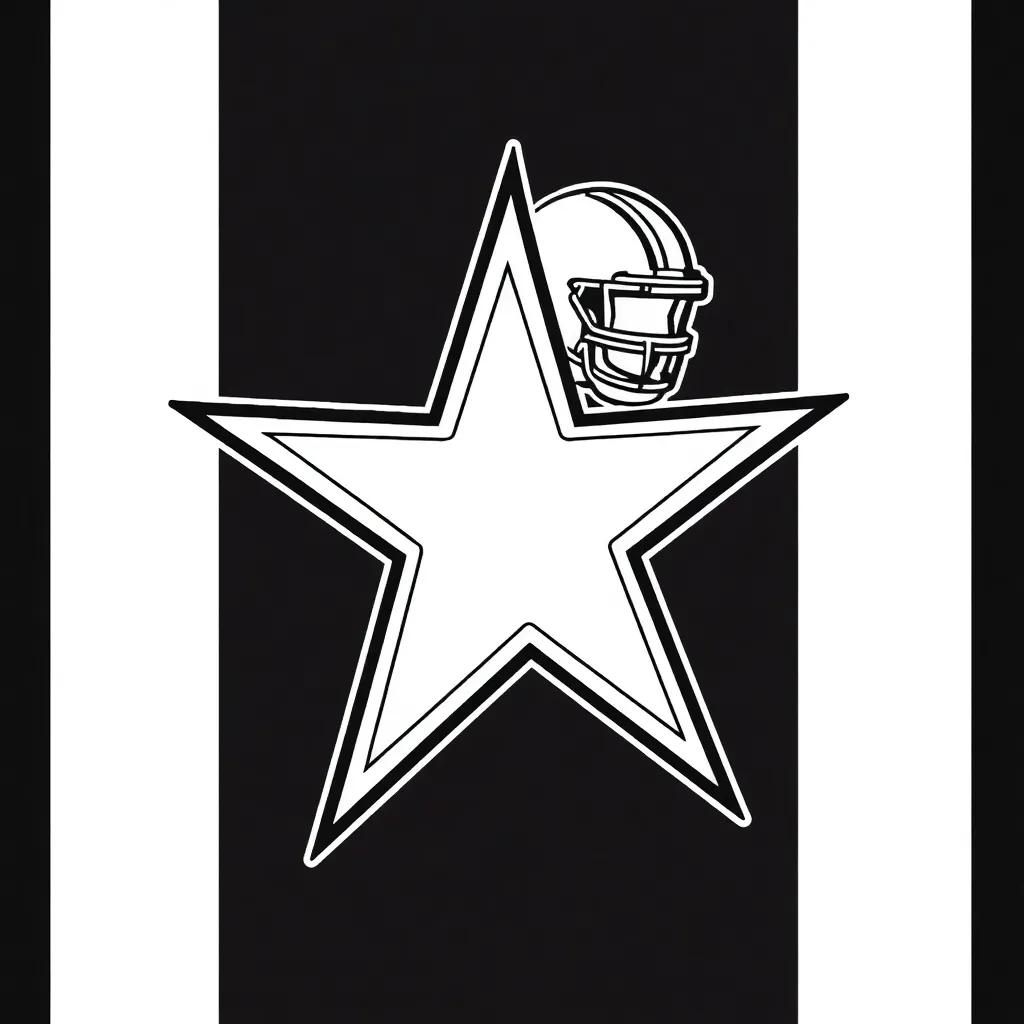 Coloring Pages Dallas Cowboys