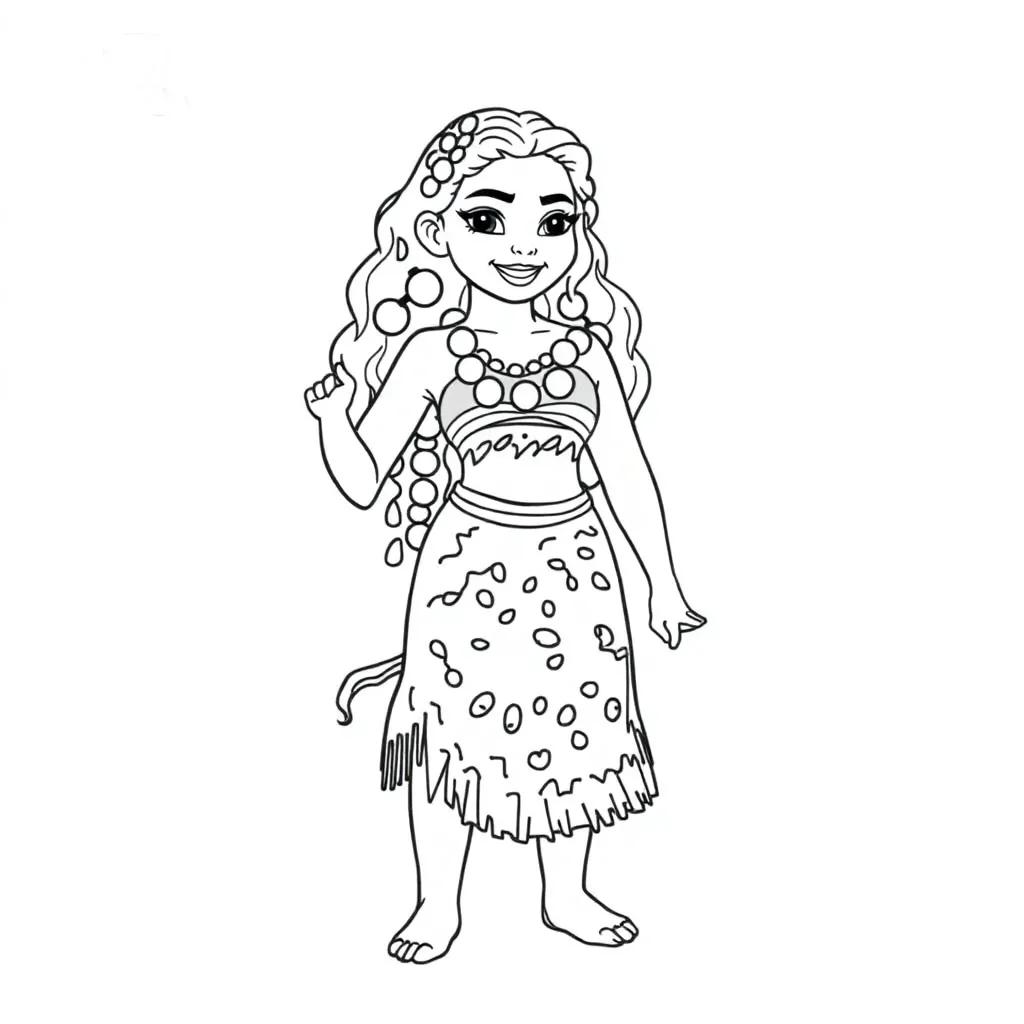 Coloring Pages Disney Moana