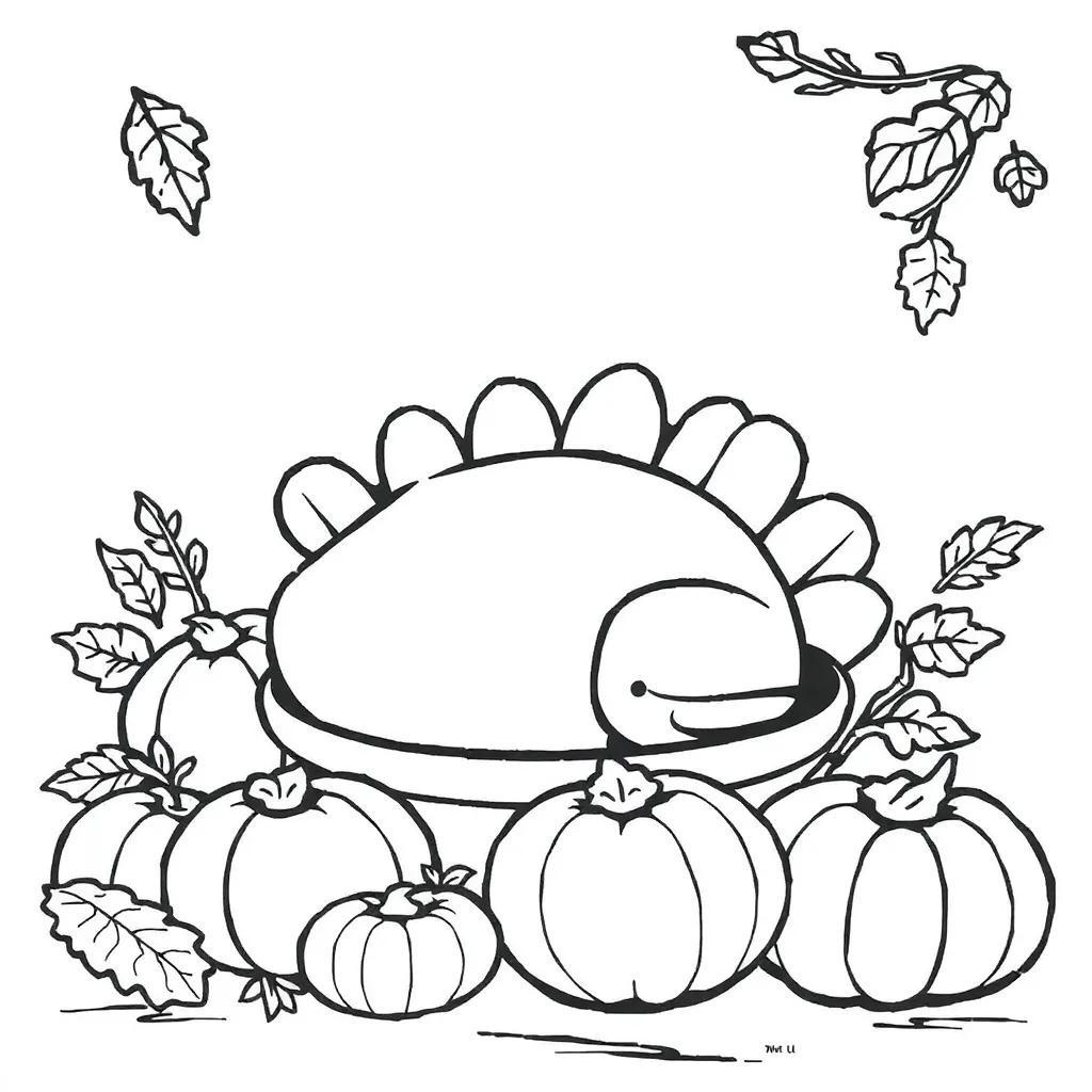 Coloring Page For Thanksgiving