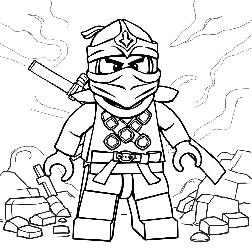 Coloring Pages Of Lego Ninjago