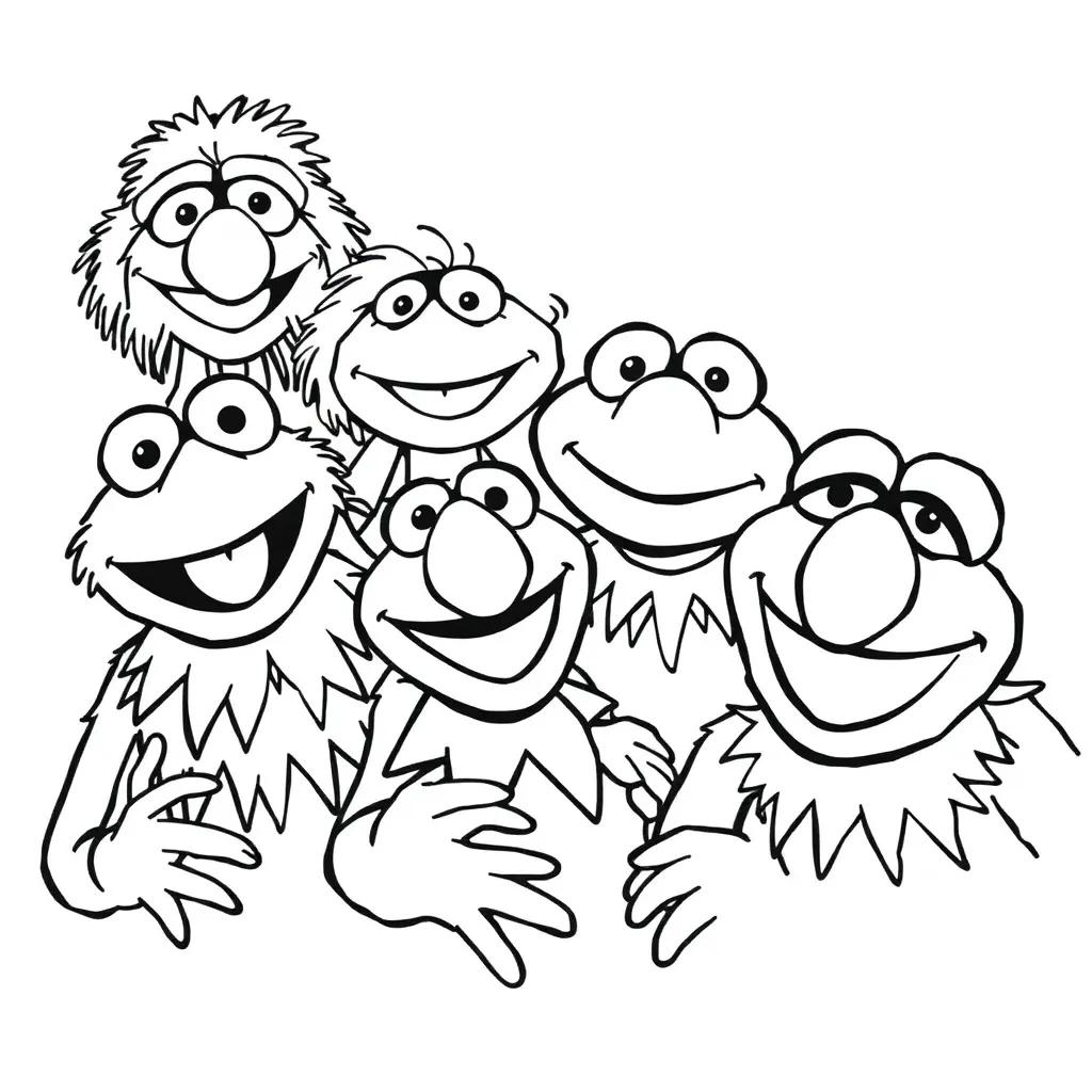 Coloring Pages Of The Muppets Coloring Pages Of The Muppets