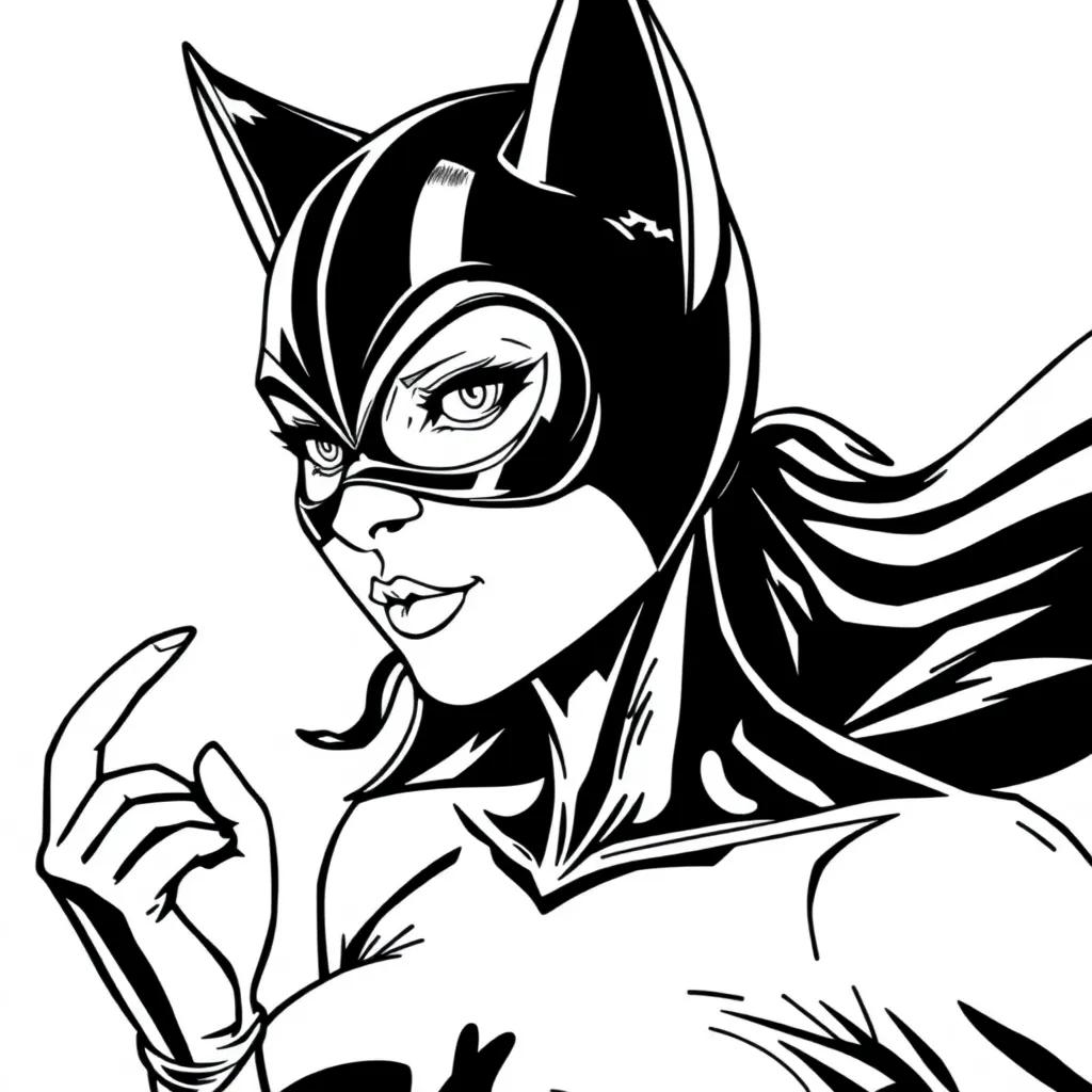 Coloring Pages Of Catwoman Coloring Pages Of Catwoman