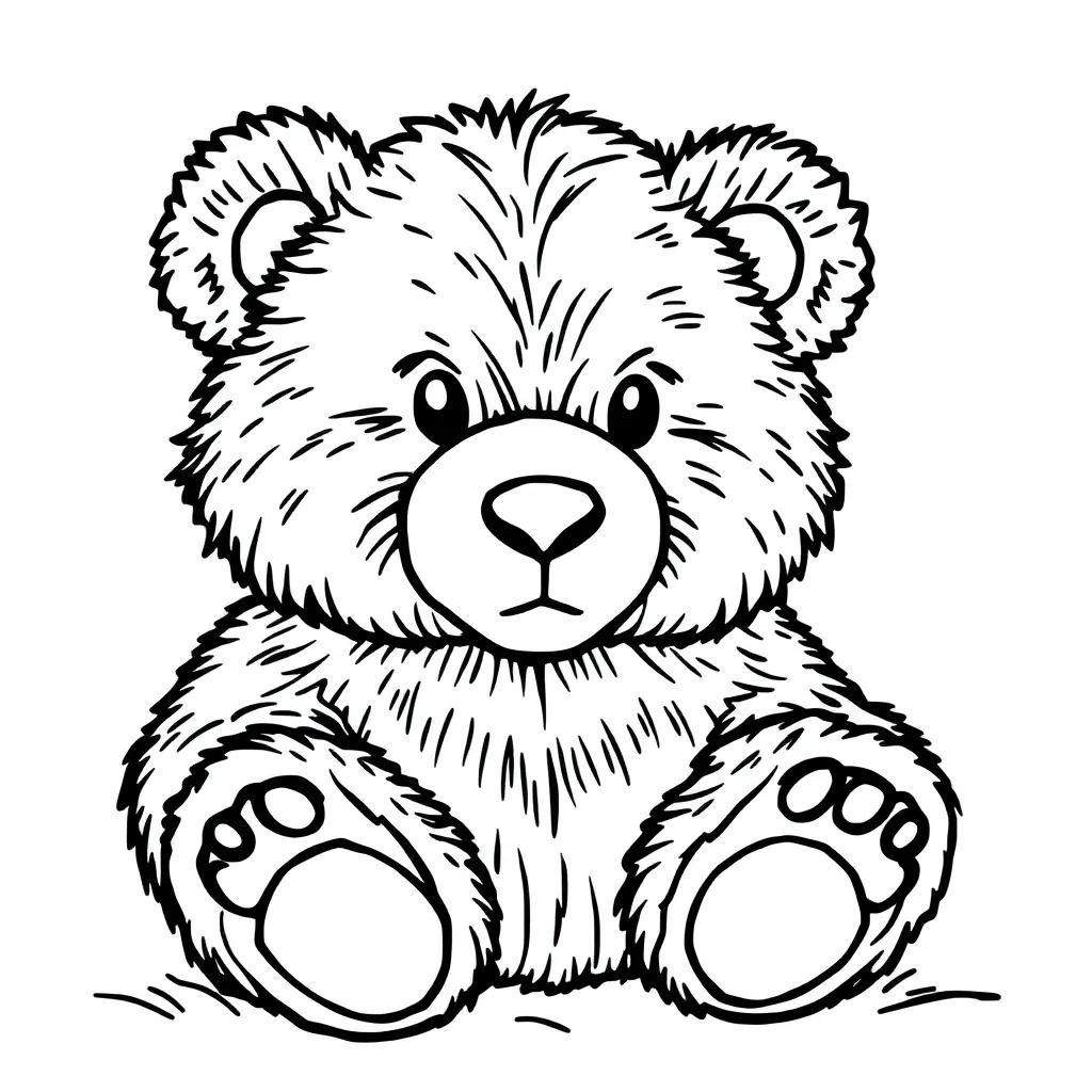Coloring Pages Teddy Bear
