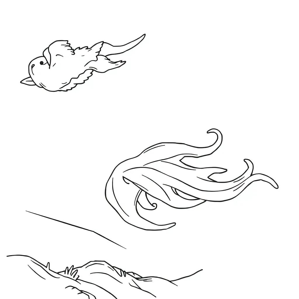 Coloring Page Of Wind