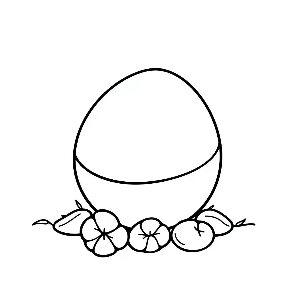 Coloring Pages Of An Egg Coloring Pages Of An Egg