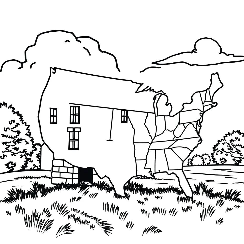 Coloring Pages Of The 13 Colonies