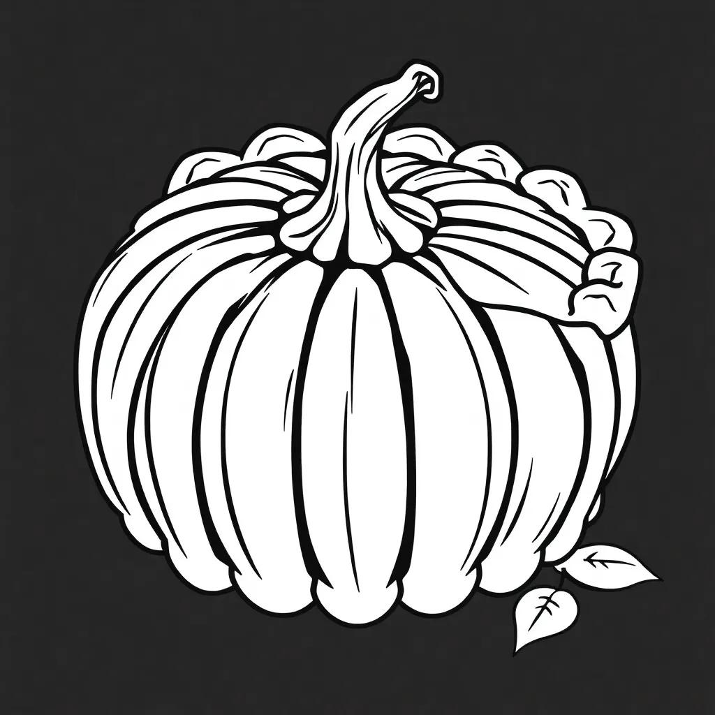 Coloring Pages Of Pumpkin Pie