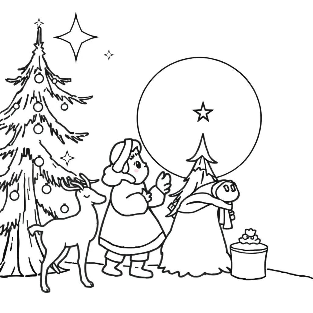 Coloring Pages Feliz Navidad