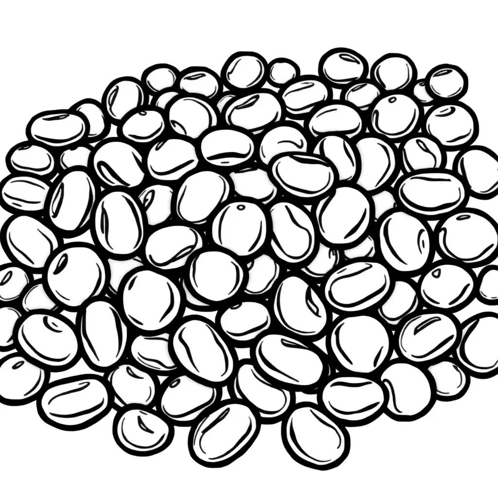 Coloring Pages Of Jelly Beans