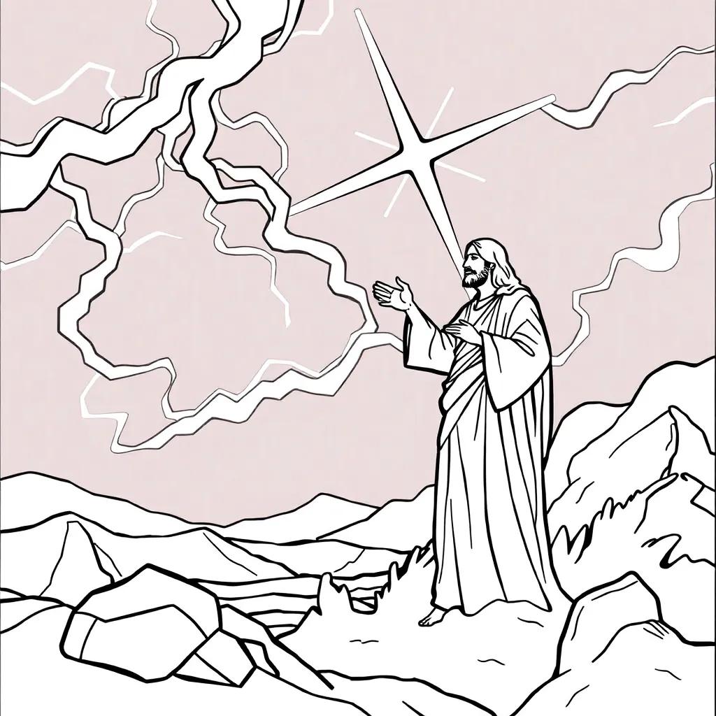 Coloring Pages Jesus Calms The Storm