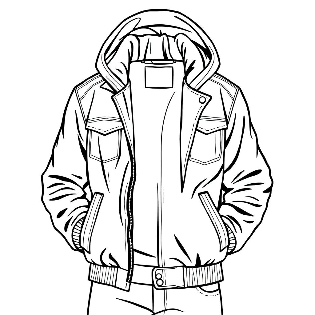 Coloring Pages Of Jacket