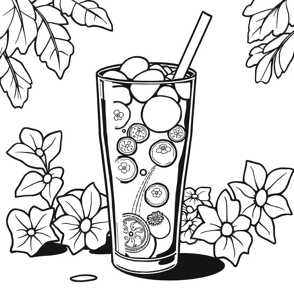 Coloring Pages Of Soda