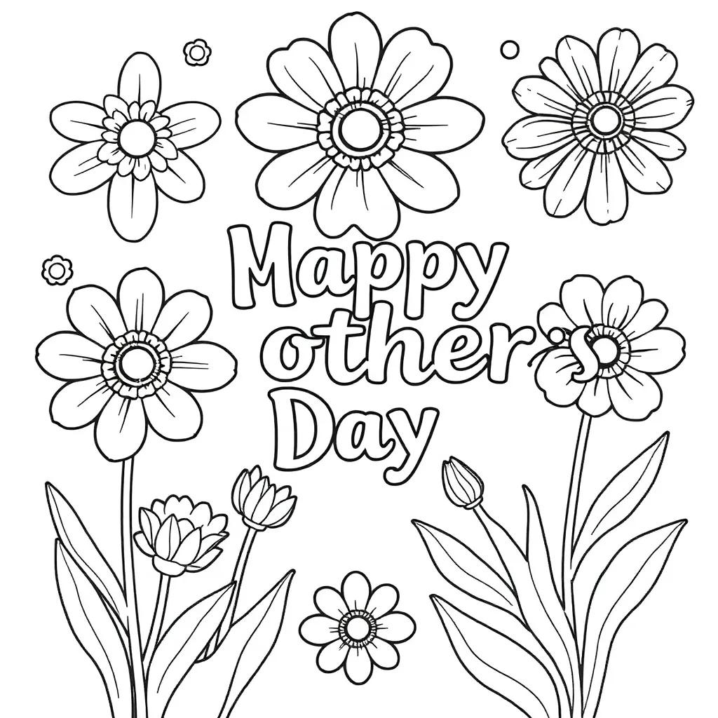 Coloring Pages Mothers Day