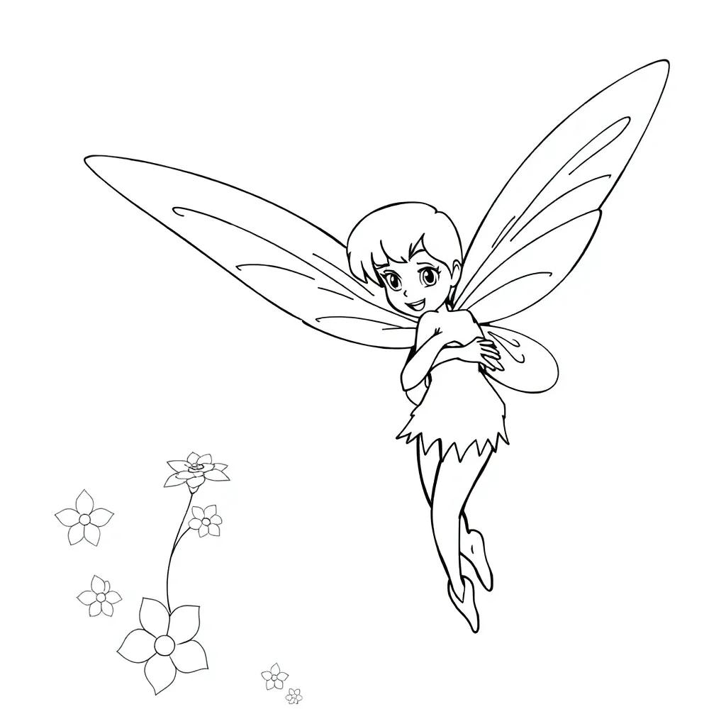 Coloring Pages Tinker Bell
