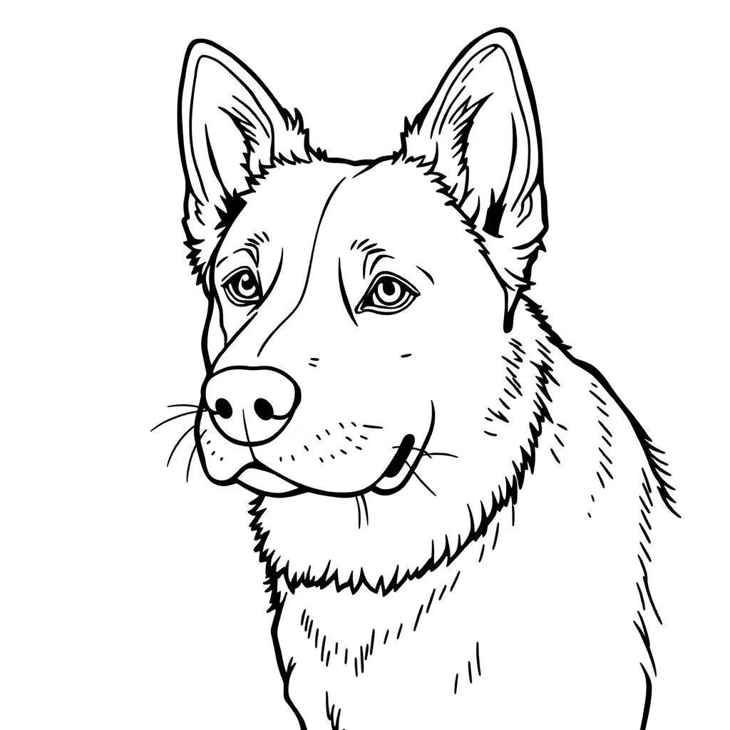 Coloring Pages Of A Dog