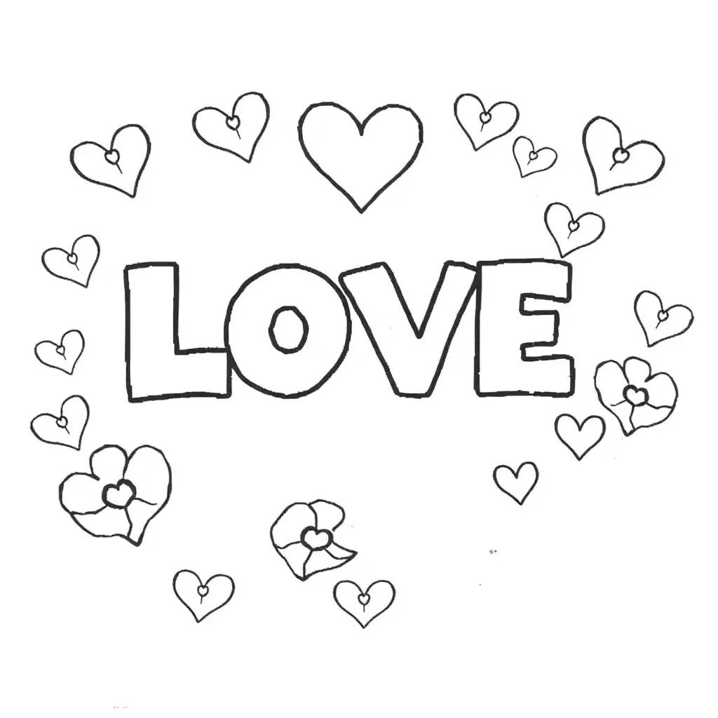 Coloring Pages I Love You