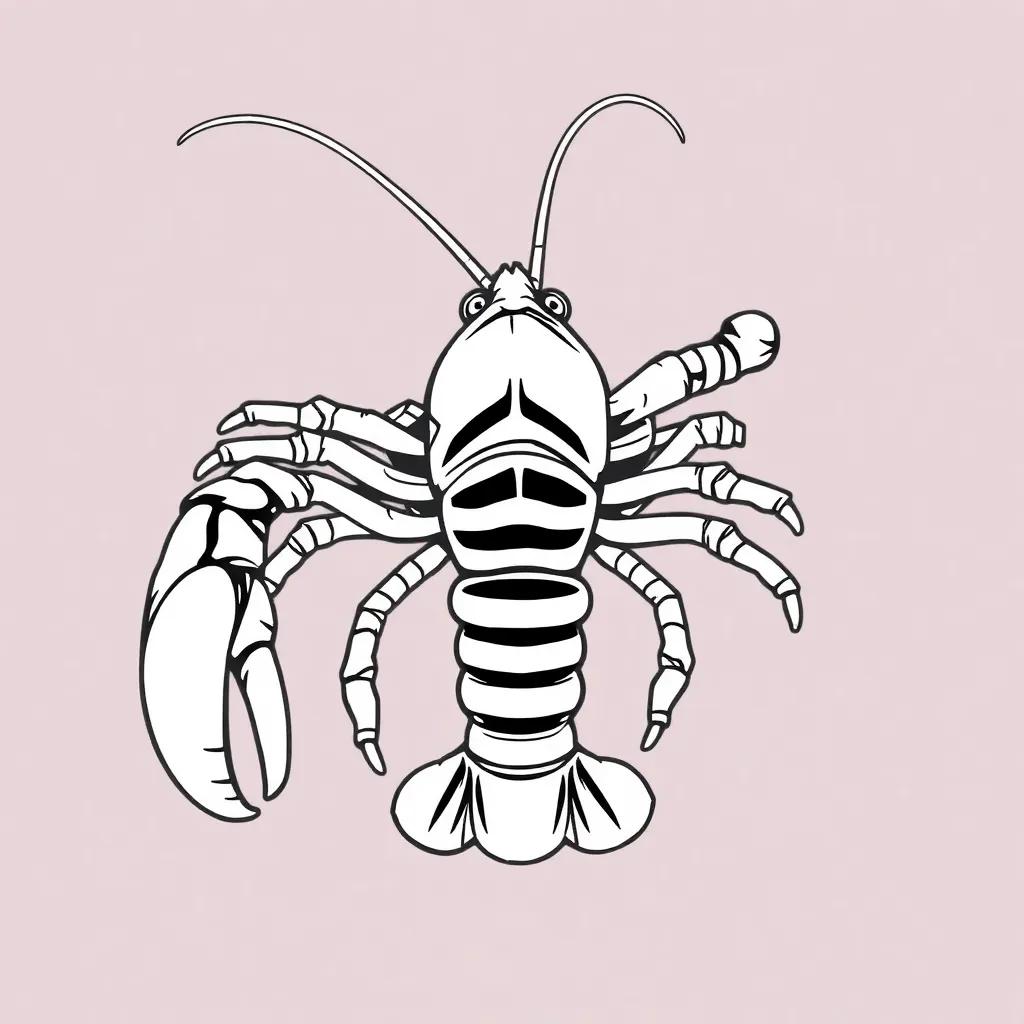 Coloring Pages Of Lobsters