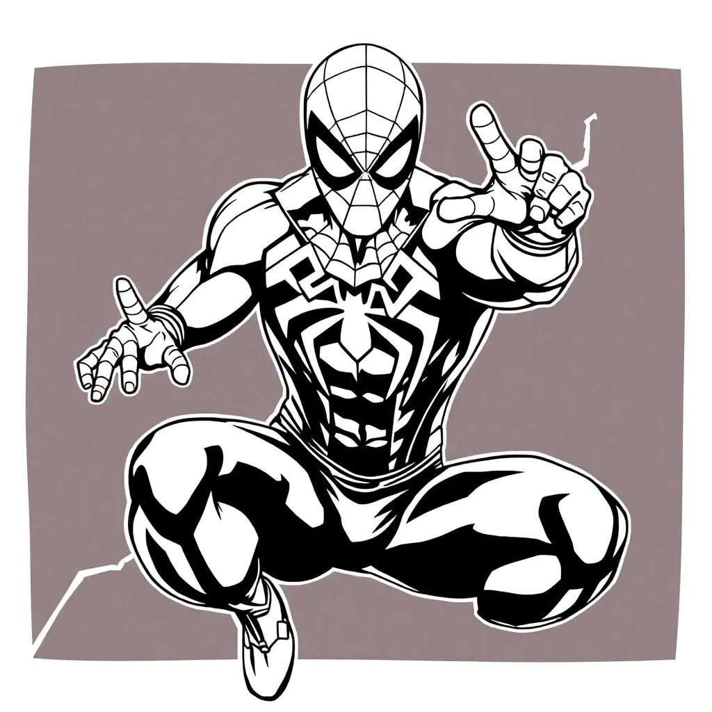 Coloring Page Of Spiderman