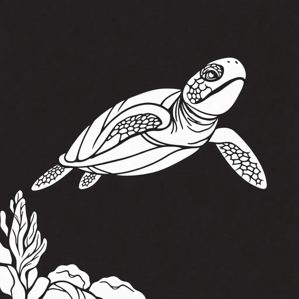 Coloring Pages Sea Turtles
