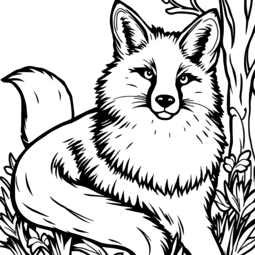 Coloring Pages Of Fox