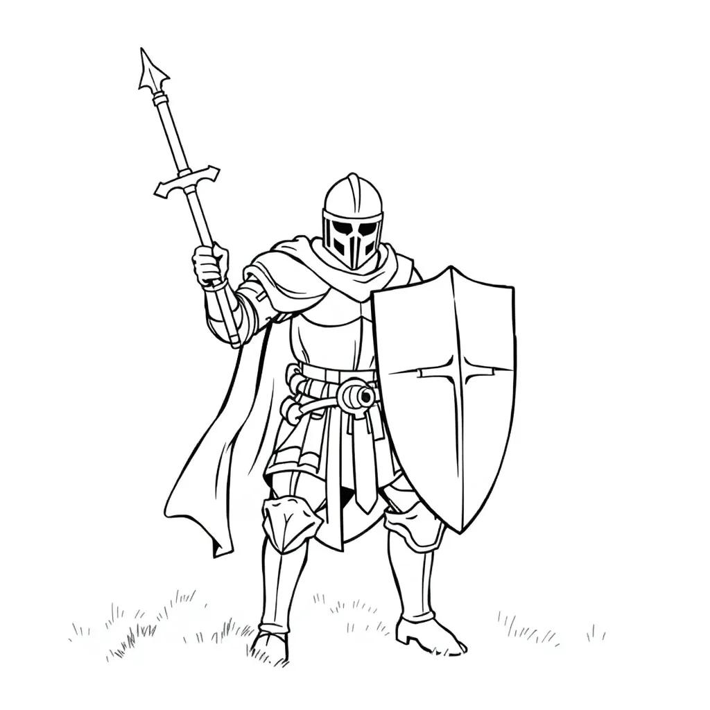 Coloring Pages Of Knights