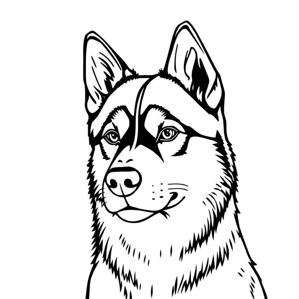 Coloring Pages Of A Husky Coloring Pages Of A Husky