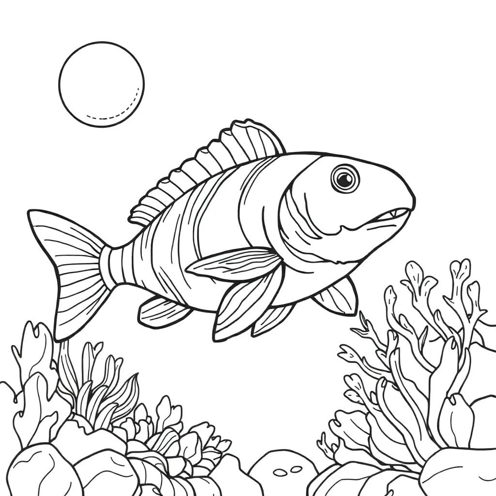 Coloring Pages Of Sea Animals Printable