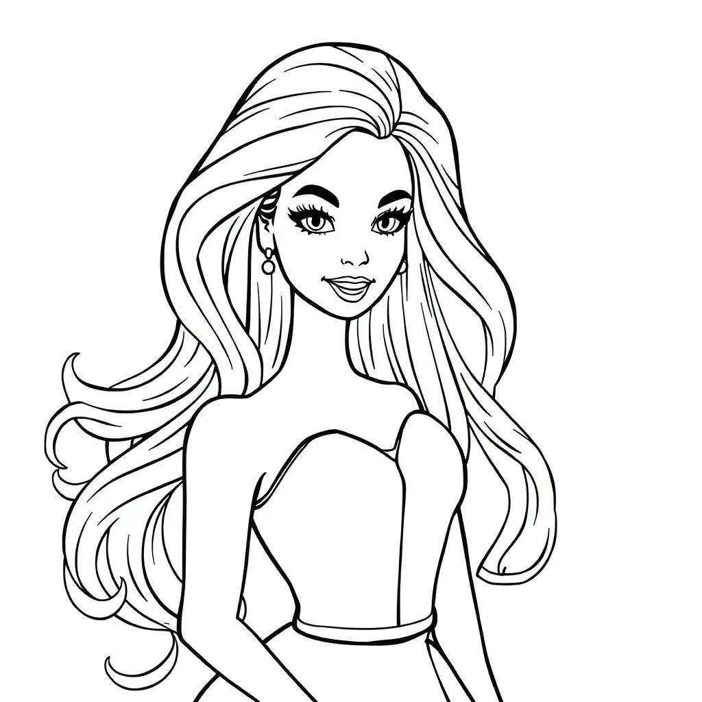 Coloring Pages For Barbie