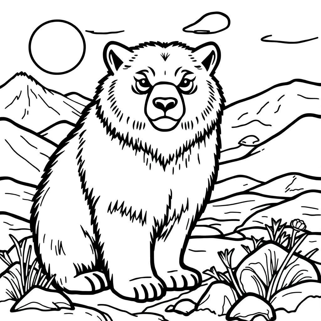 Coloring Pages Arctic Animals