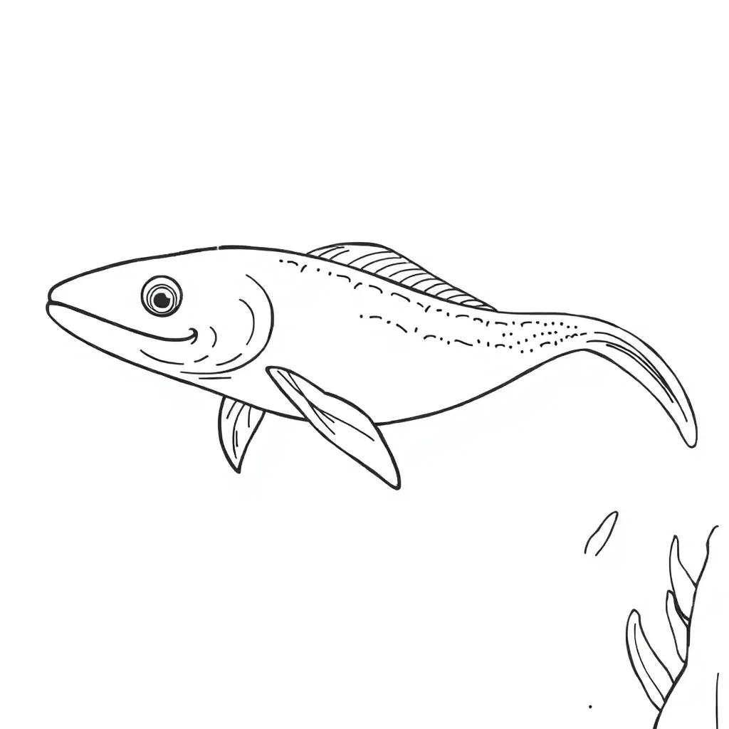 Coloring Pages Of Eels