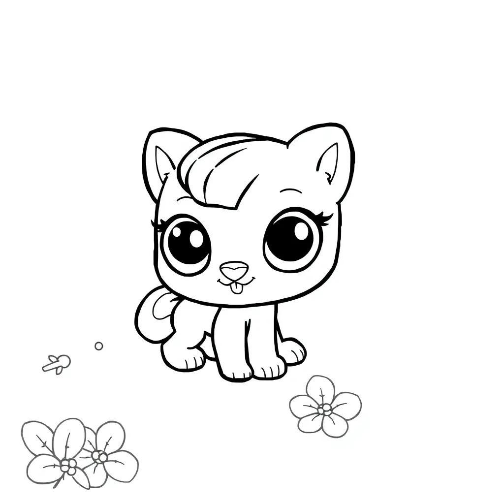 Coloring Pages Littlest Pet Shop