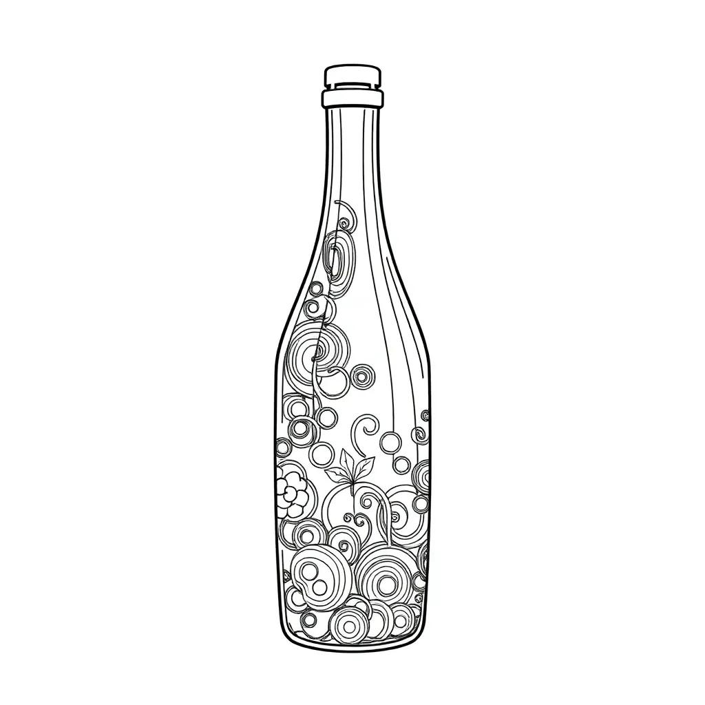 Coloring Pages Of Bottles