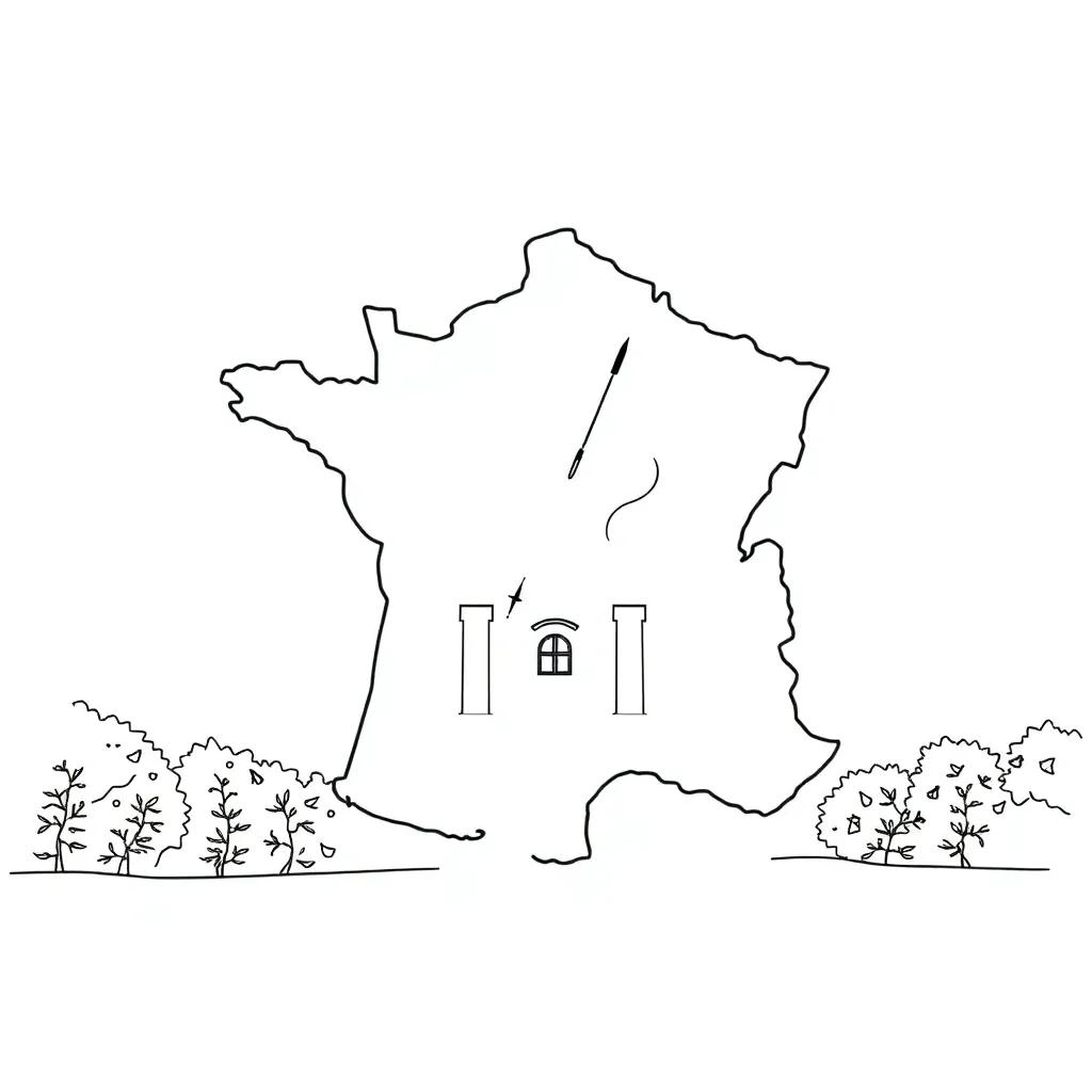 Coloring Pages Of France