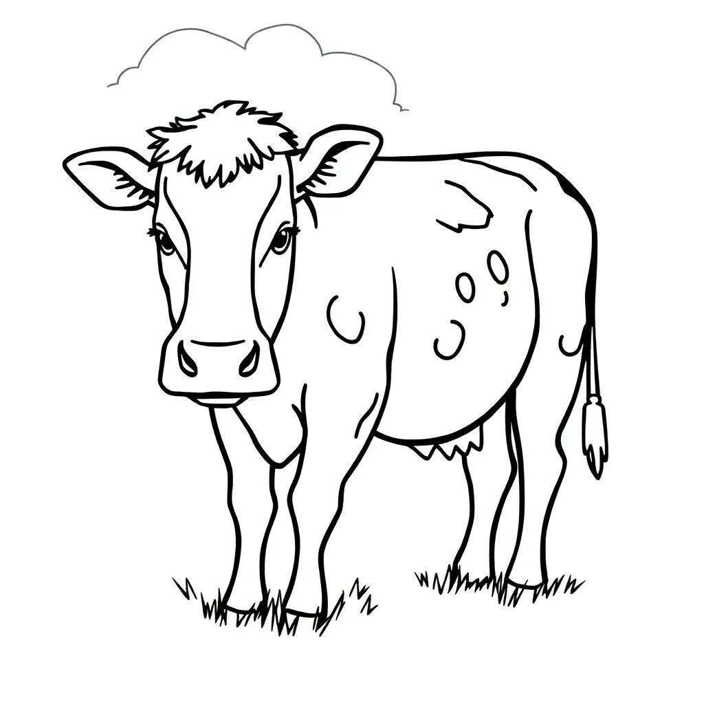 Coloring Pages For Cow