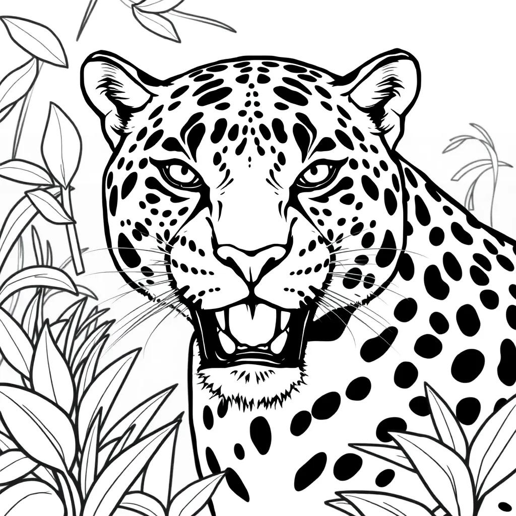 Coloring Pages Of Jaguars